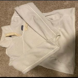 White Patagonia pullover